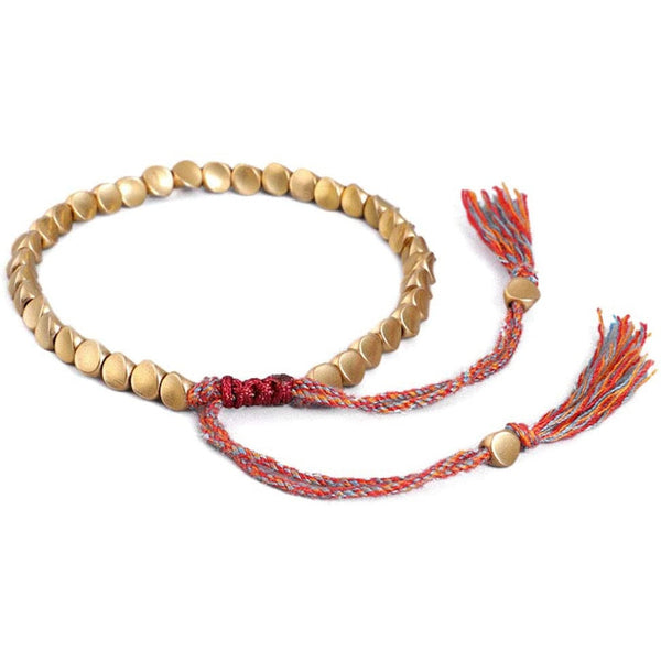 Tibetan Copper Bead Bracelet